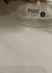 Cream Ribbed Square Neck Crop Top
