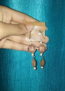 Combo Of 2 Wooden-Pearl Earrings/Earring!!