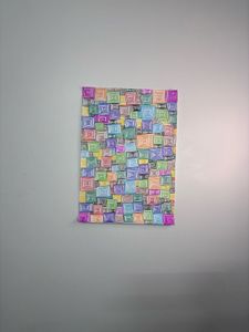 Vibrant Abstract Square Art