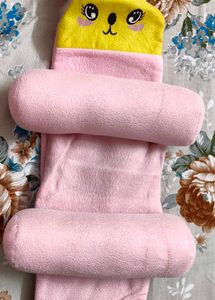 Cute Pink Bunny Baby Pillow