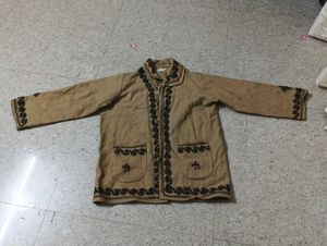 Embroidered Knit Jacket