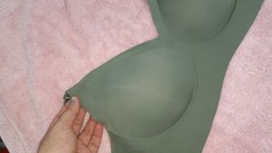 Comfortable Green Seamless jelly Bralette