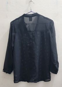 Black Georgette Shirt From Vero Moda