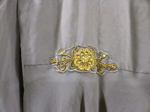 Elegant Embellished Cape Gown