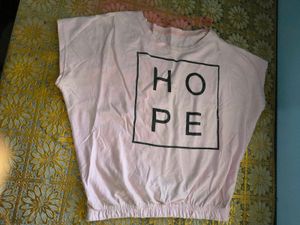 Pink 'HOPE' Graphic T-Shirt
