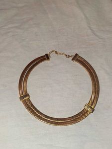 Gold Tone Choker Necklace