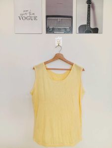 Sunny Yellow Sleeveless Top