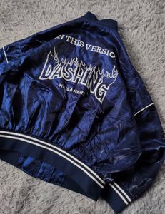 Japanese moto style embroidered jacket