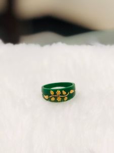 Pure Gold Plated Ladies Ring (wt:0.300g)