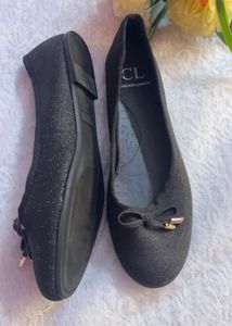 Sparkly Black Ballerina Flats