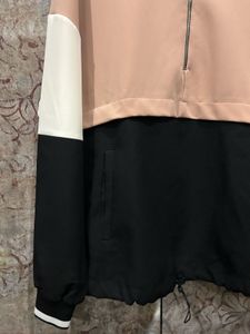 Zara Colorblock Quarter Zip Hoodie