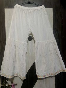 Elegant White Kurta  Palazzo