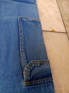 new Blue Cargo Jeans