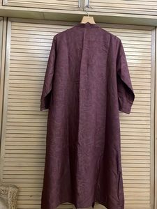 ladies angrakha kurta, XL, purple