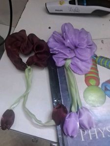 Floral Scrunchie Hair Ties 2
