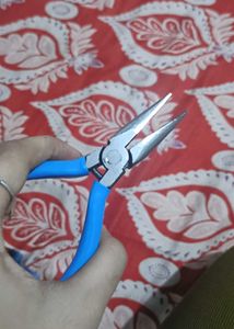 Blue Handle Long Nose Pliers