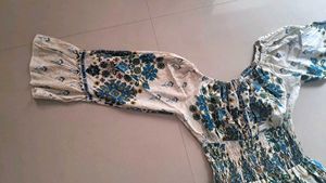 printed gown for everyday casuals
