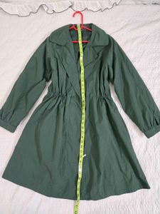dark Green Lightweight Trench Coat size M