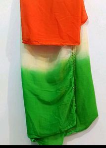 Tiranga Colour Dupatta
