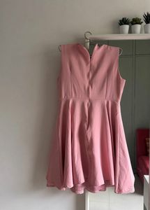 Pink Lace Trim Mini Dress🌸