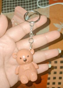 Cute Teddy Bear Keychain