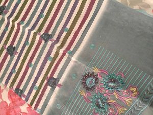 Embroidered Kurta Suit Material
