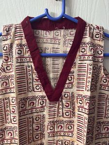 Stylish Sleeveless Kurta