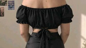 ! 💌Black &amp; Navy Blue Stylish Tops | Set of 2 🎀