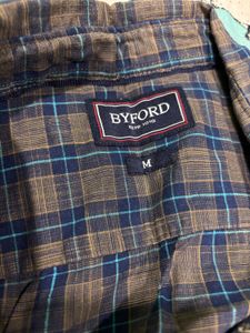 Brown Plaid Casual Shirt