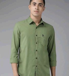 Men's Green Casual Shirt
