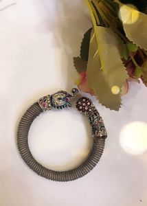 Exquisite Elephant Cuff Bracelet