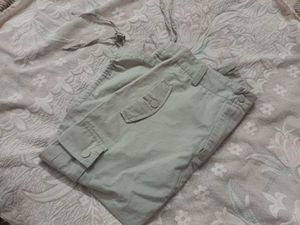 Khaki Cargo Skirt