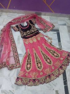 My bridal lahanga ..  which is use only two times.