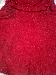 Sparkling Red Party Dress