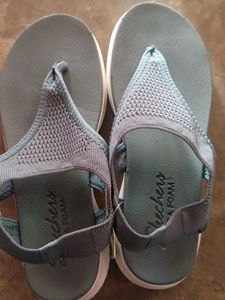 Skechers Blue Youga Foam Sandals