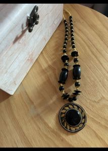 Antique gold coated neckpiece