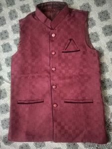 Maroon Nehru Jacket