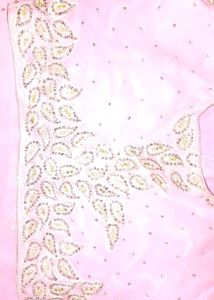 Elegant Pink Saree with Blouse