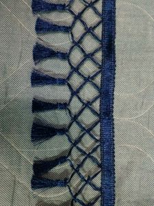 Navy 💙🔵💙 Blue Tassle Lace