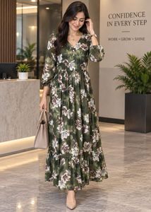 Floral Print Midi Dress
