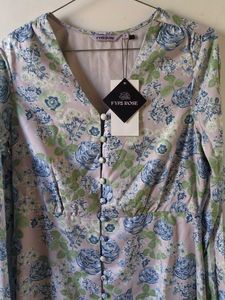 Floral Button-Down Maxi Dress