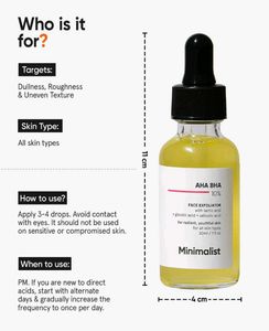 Minimalist AHA BHA Serum