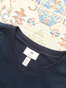 Printed H&M Drop Shoulder T shirt