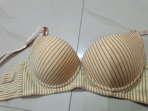 New Striped Padded Bra - Comfortable & Stylish