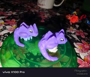 Cute Purple Dragon Figurines