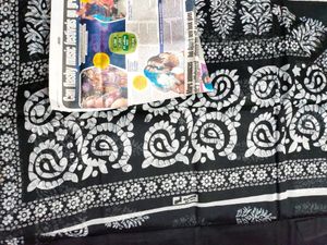 Black Colour Saree