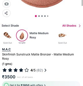 MAC Bronzer Shade Medium Golden