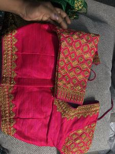 Elegant Pink Embroidered Blouse