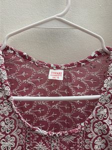 Embroidered Sequin Short Kurti