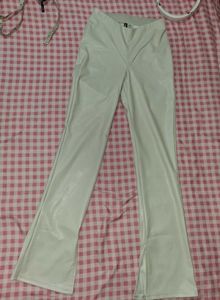 White Flared Leggings